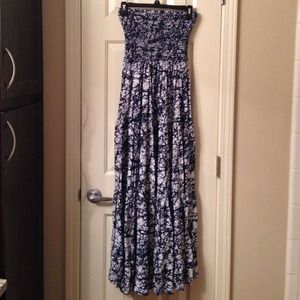 Michael by Michael Kors strapless maxi dress