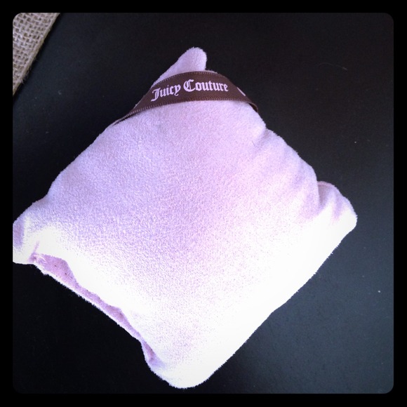 Juicy Couture Miniature Pink Pillow