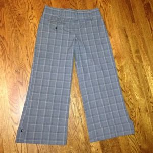 Bebe Plaid Capris