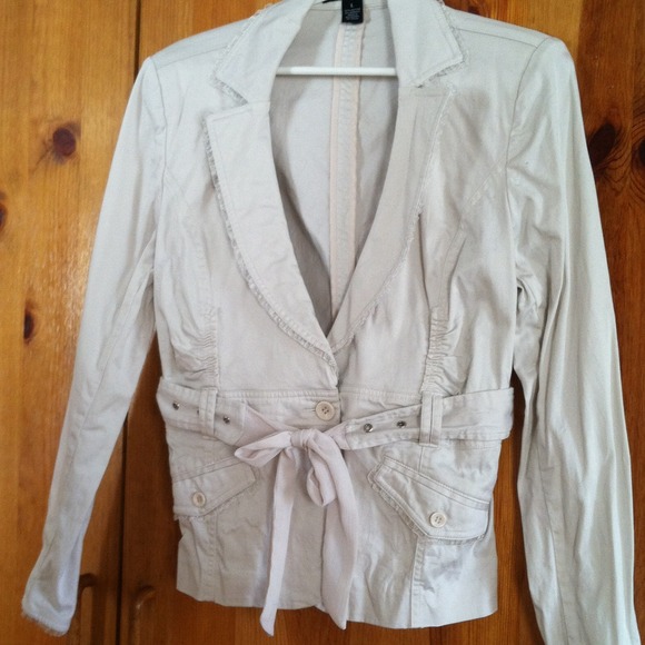 Cream blazer