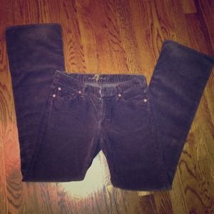 7 for all mankind brown cords