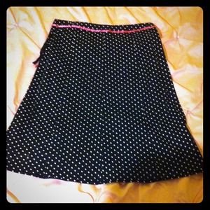 Polka dotted skirt