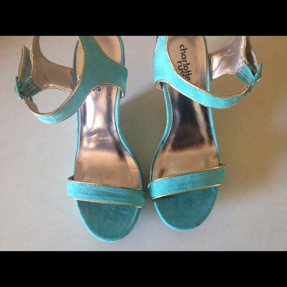 Teal wedges - Picture 2 of 4
