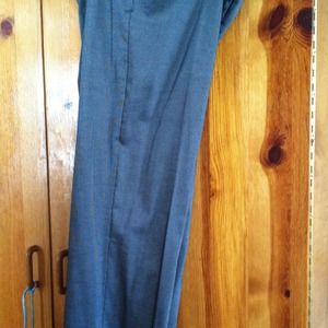 Black and white dress pants.