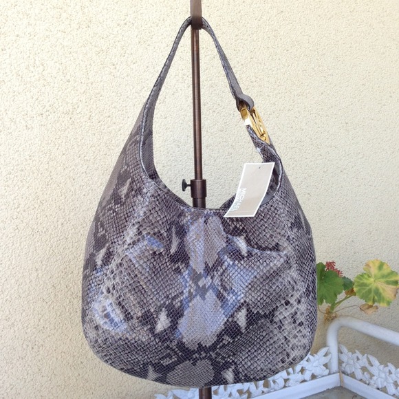 MICHAEL Michael Kors Handbags - NEW Michael Kors "Python" Leather Purse🎀AUTHENTIC