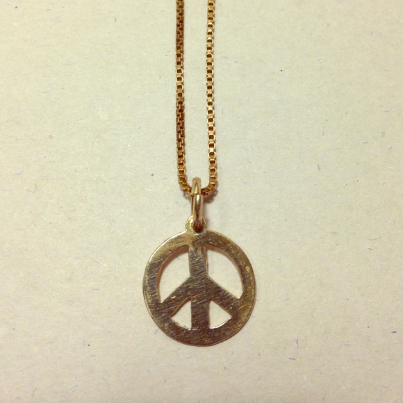 Peace Sign Necklace