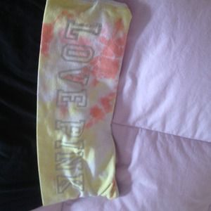 Victoria's Secret love pink crop yoga pants