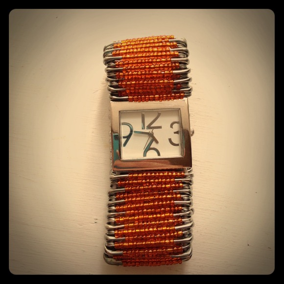 Unique Safety Pin Stretch Watch