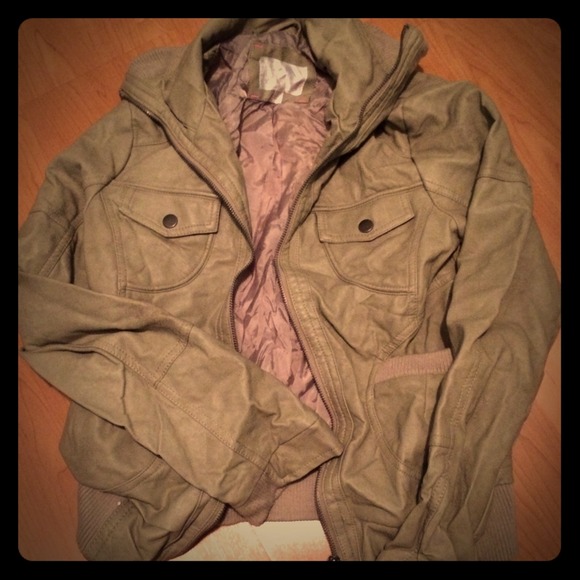 Faux leather jacket...never worn!