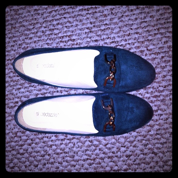 Teal Loafers