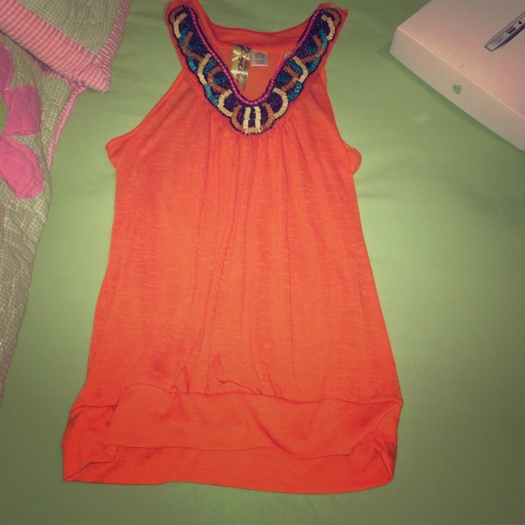 Orange top