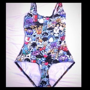 SOLD! Black Milk Insane Graffiti Swim SOLD!!