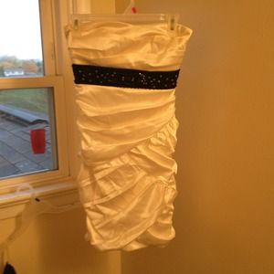 White homecoming dress