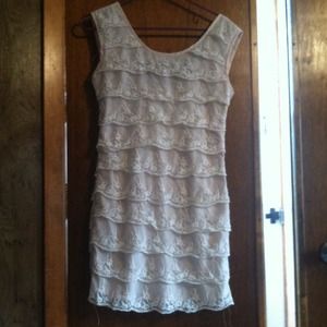White lace dress