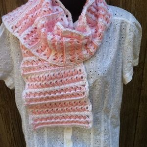 Breast cancer awareness scarf