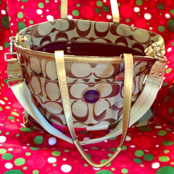 Authentic Large Coach Diaper Bag Excellent!