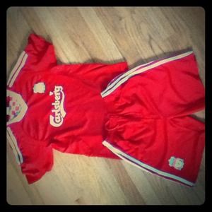 Liverpool soccer jersey. Kid sized.