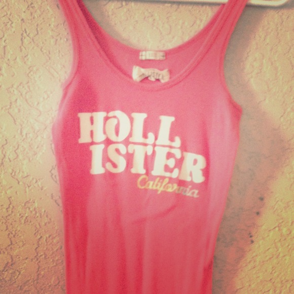 Hollister pink tank top