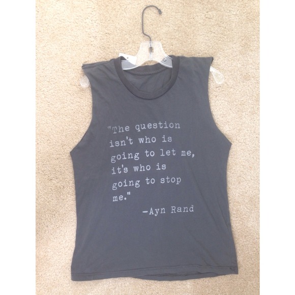 🌻Ayn Rand Muscle Tank🌻