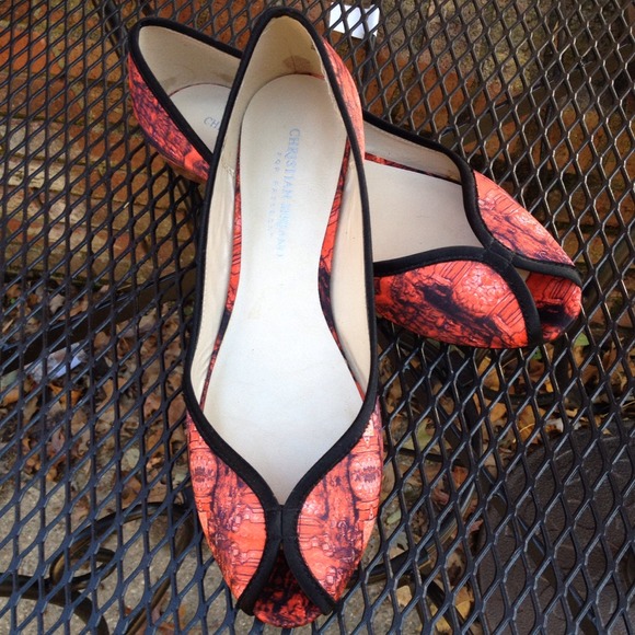 Christian Siriano Size 9 1/2 Shoes Fabric Cover