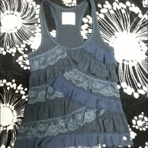 Abercrombie & fitch navy blue tang