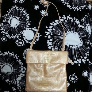 Nice faux alligator cross body bag
