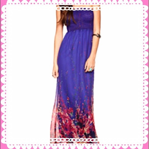 Forever 21 Dresses & Skirts - 🎀Silky Purple Maxi Dress🎀