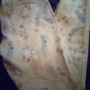 Print stretch skinny  jeans