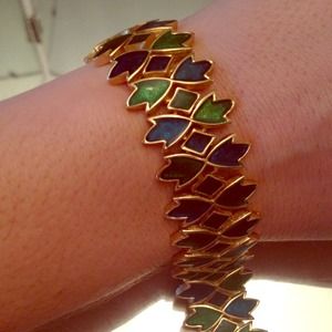 Designer polcini bracelet two safety chains