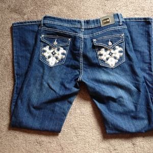 Sparkles & Leather Chikny Denim