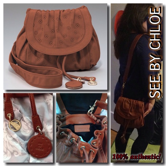 see by chloe gavi perforated leather crossbody bag