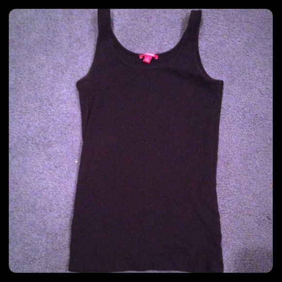 Sparkly black tank