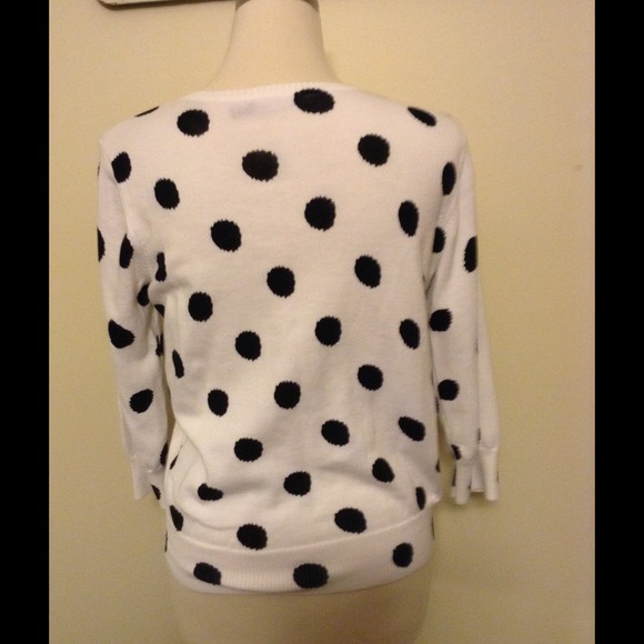 SOLD!! Host Pick! Adorable polka dot cardi - Picture 2 of 2