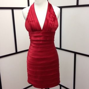 BCBG Red Cocktail Dress