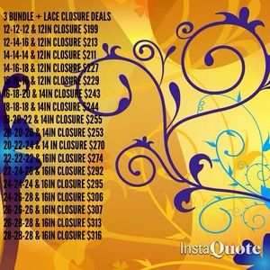 Virgin hair bundle deals