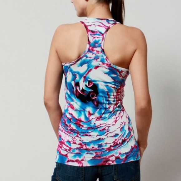 Just Cavalli Tops - Just Cavalli Jersey Petal Print Racerback 42/6 NWT