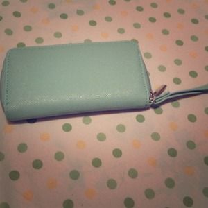 Cute blue hand purse