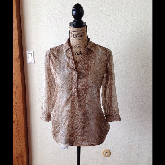 *bundled* Sheer top