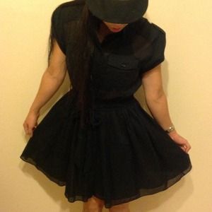 Victoria's Secret | Shirtdress | Black | Size Med.