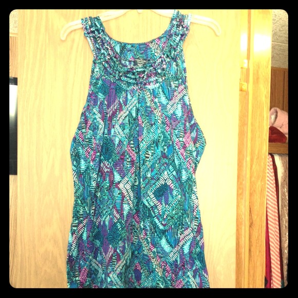 Tribal Print Tank Top