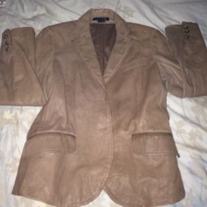 Leather theory blazer.All offers considered ;)