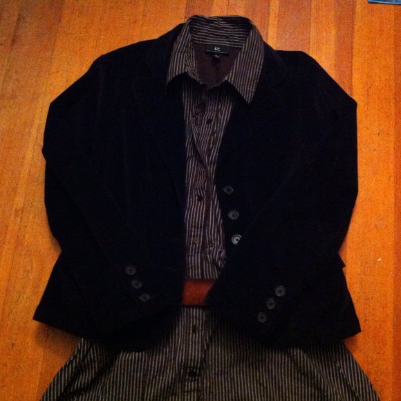 Corduroy blazer St. John bay