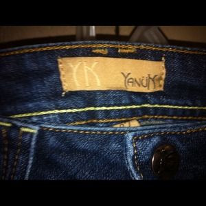 YK YANUk 27 dark wash  jeans