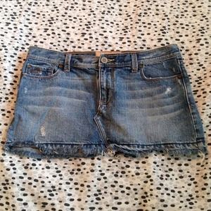 NWOT Hollister jean mini skirt.