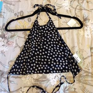 Brandy Melville Blue Halter top (Brand New)
