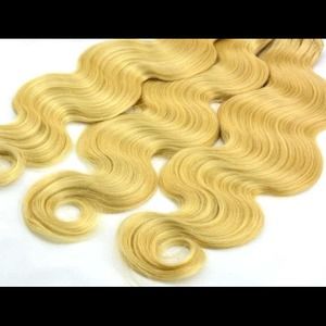 Blonde virgin hair