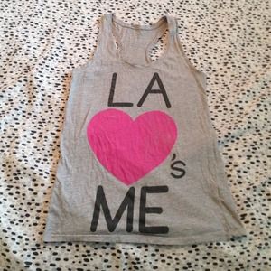F21 "LA <3's Me" tank.