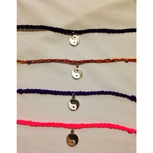 Bracelets or anclets of ying yang