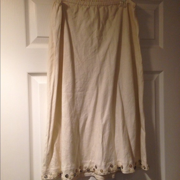 JJill linen skirt