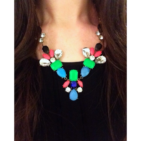 . Jewelry - Neon Statement Necklace